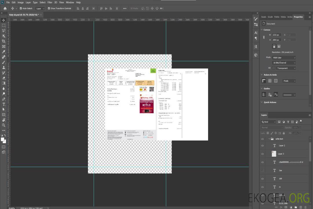 Modèle de facture de services publics d'entreprise Sri Lanka Dialog aux formats Word et PDF, 2 pages template